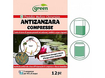 Green Ravenna Antizanzara Compresse Green Ravenna da 12 compresse