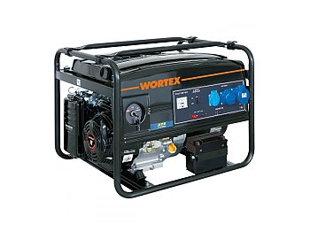 Generatore di corrente Wortex LW6500-E 5.5kW motore Loncin 389cc gruppo elettrogeno