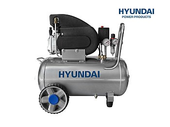 Compressore elettrico lubrificato Hyundai 65651 50Lt con separatore di condensa