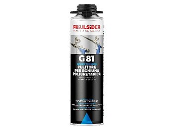 Friulsider Bombola spray tecnico G81 Friulsider pulitore schiuma poliuretanica 500ml