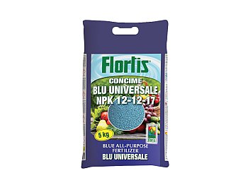 Concime granulare universale Blu Flortis in sacco da 5Kg